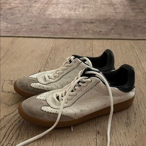 Isabel Marant White and Black Sneakers